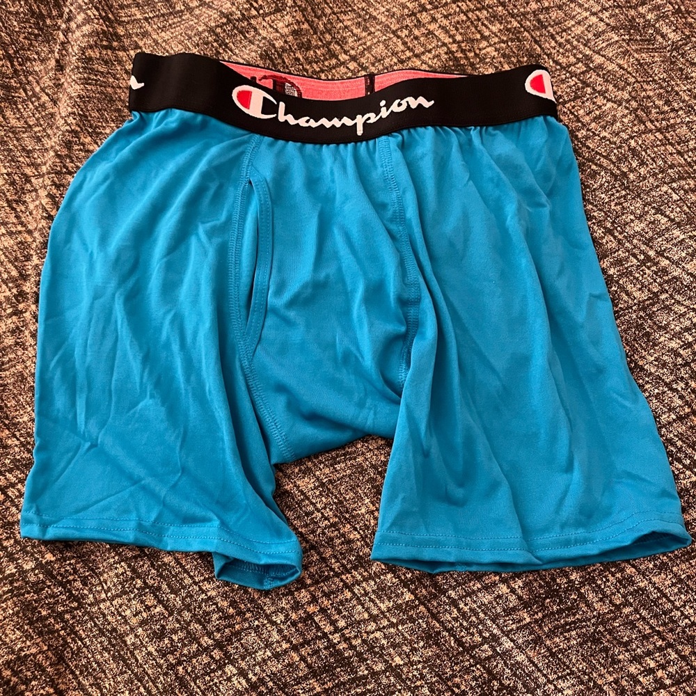 Champion New boxer briefs men S small light blue